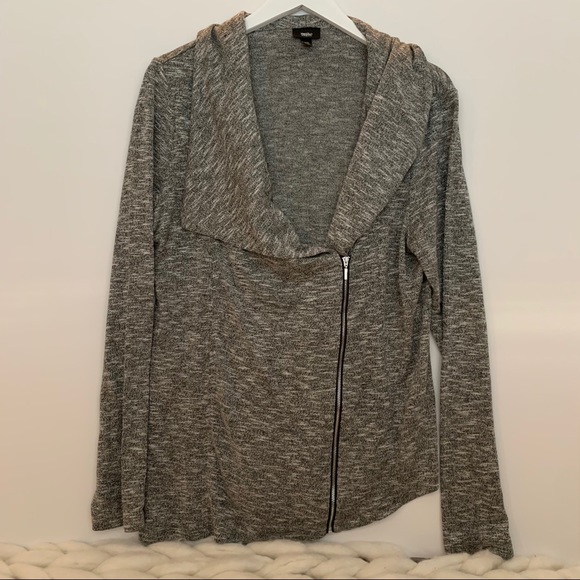 Mossimo Athletic Grey Zipper Jacket Size X-Large - Picture 2 of 7
